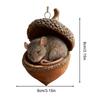 Animal Christmas Ornaments 2D Cute Christmas Acrylic Pendant Animal Hedgehog Bunny Wildlife Ornaments 2025 Xmas Navidad