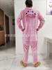 Snow Wolf Cute Cartoon Christmas Snowman Onesie Pajamas Reindeer Couple Flannel Loungewear