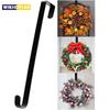 Easter Decoration Wreath Hanger for Front Door Christmas Halloween Metal Over The Door Single Hook Ornament Wreath Door Hanger