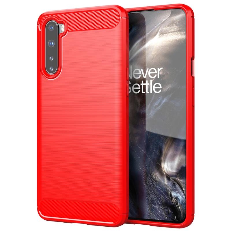 For Cover OnePlus 8T Case For Oneplus 8T Carbon Fiber TPU Soft Silicone Protective Phone Cover For OnePlus 8 Nord N10 8T Fundas