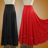 Женские юбки для бальных и фламенко танцев, струящиеся макси-юбки для лирического бального танца, костюмы для балетных, классических и этнических танцевальных выступлений