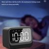 Креативный цифровой дисплей Bluetooth-динамик Мини стерео звуковой будильник Портативные светодиодные зеркальные часы Подарок