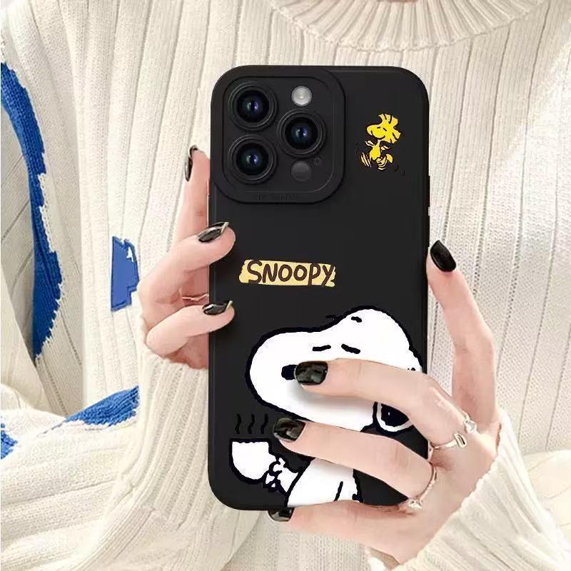 Мультяшный чехол для телефона Snoopy Apple 15 Pro Max, противоударный для новой модели 17