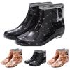 Women's Rain Boots Fashion Short Tube Rain Boots Water Slip Resistant Water Shoe