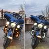 НОВЫЕ Светодиодные Обтекатели Решетка Указатели поворота Для Мотоциклов Touring Street Electra Glide Tri Glide FLHTK FLHTCU FLHTKSE