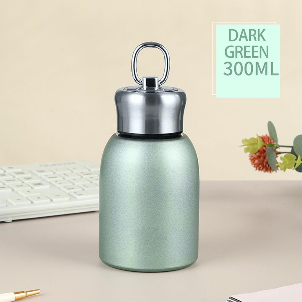 Матовый пухлый горшок для живота из нержавеющей стали 304 для студентов мужского и женского пола, вакуумная чашка, подарочная карманная чашка 10,5 унций