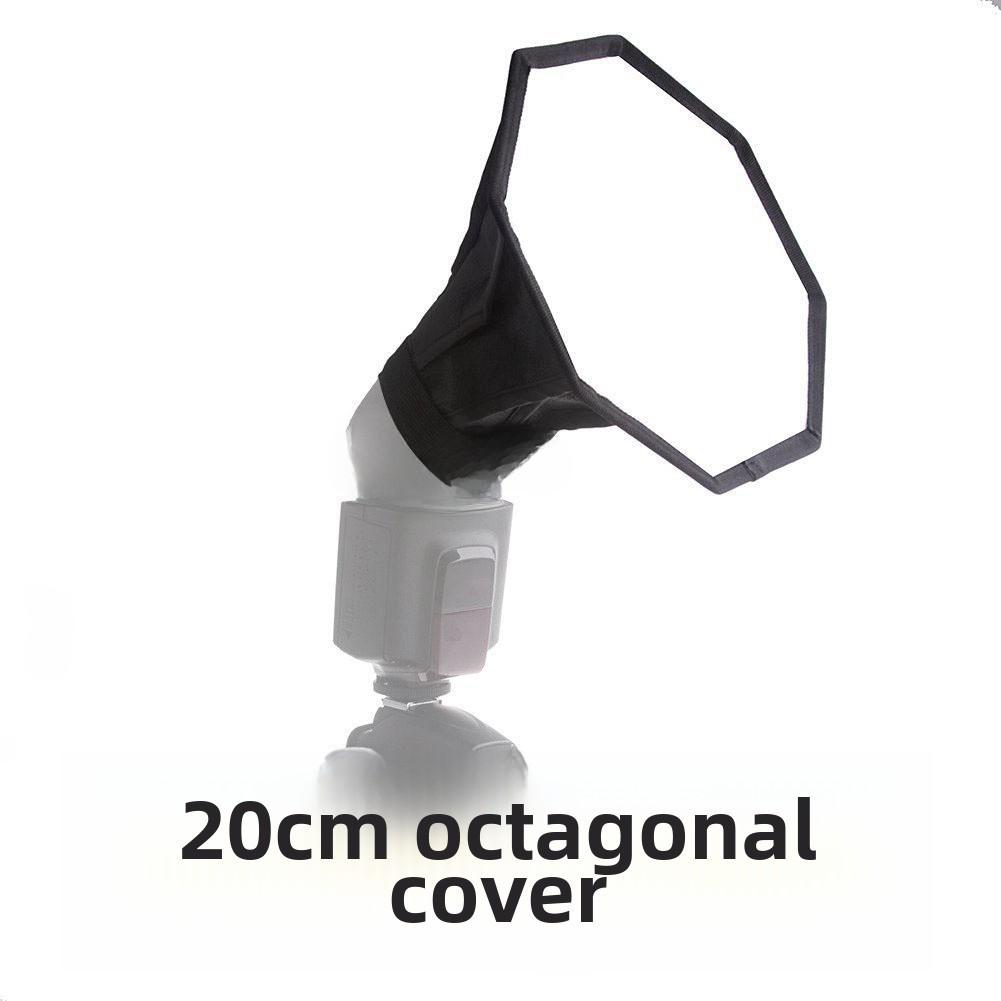 Софтбокс для вспышки 30/40 см с круглой/серой картой, черно-белым тканевым чехлом и конической конструкцией