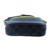 Louis Vuitton Danube Slim Graphite Checkered Trim Leather Shoulder Bag Men handbags Navy-Blue M55100