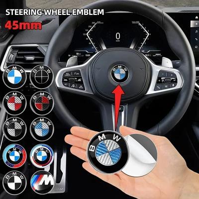 Наклейка-эмблема на руль автомобиля 45 мм, Автостайлинг для BMW 1 3 5 7 Серии M Performance M3 M5 F01 F20 F10 F13 F16 F34 E84