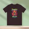 Zombie Night Unisex Jersey Tee, Scary Halloween Shirt, Movie Poster, Horror Graphic Tee, Creepy Zombie T-Shirt