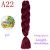 MISS WIG Ombre Oversized Hazelnut Hair 24" 100g Synthetic Crochet Braid Hair Extension Fiber