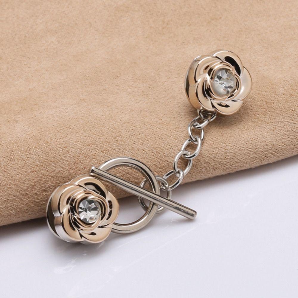 Crown Close Neckline Decorative Brooch Rabbit Star Fixed Clothes Pin  Loose Jeans