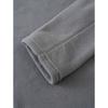 Men S Fleece Half Zip Solid Color Stand Collar Sweatshirt