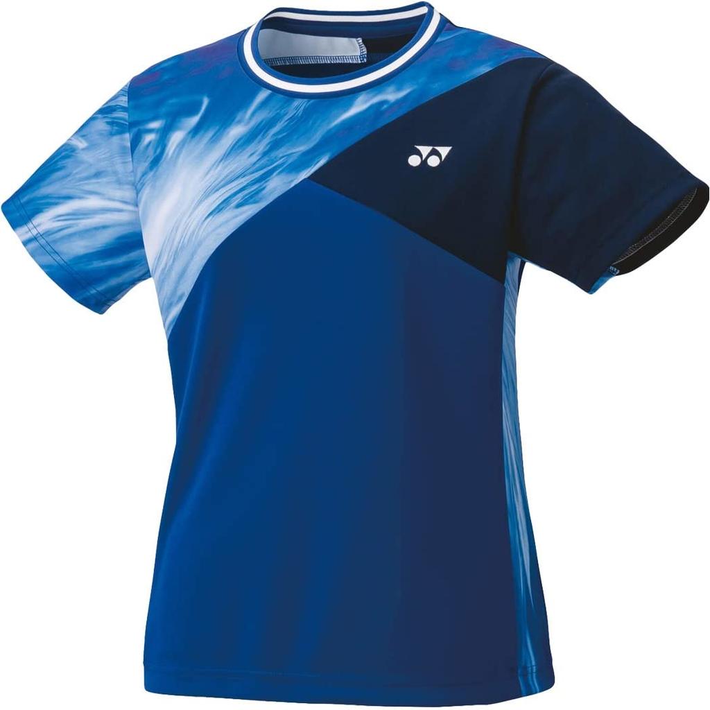 YONEX Short Sleeve Game Midnight Navy XO Women's Shirt, (472)