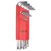 Made In BONDHUS Hex Ball Point Extra Set BLX15MB 17095 USA, L-Wrench Set, Long, Plated, 15-Piece (1.27, 1.5, 2, 2.5, 3, 3.5, 4, 4.5, 5, 5.5, 6, 7, 8,
