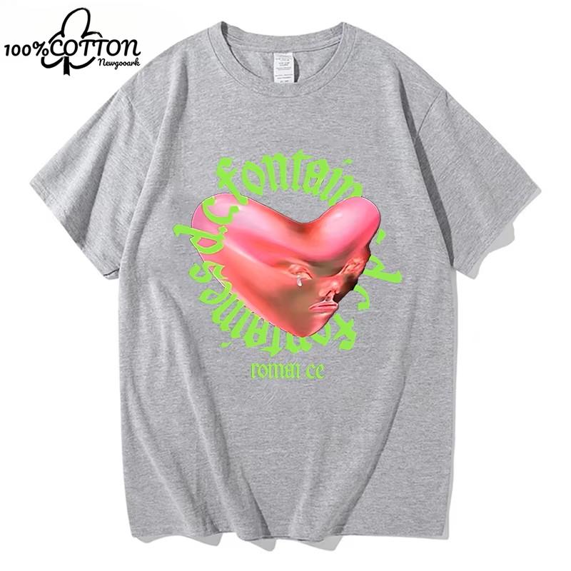 2024 Fontaines D.C.Romance T Shirt in The Modern World  Clothing Harajuku T-Shirt Unisex High Quality Tops Cotton S-6XL