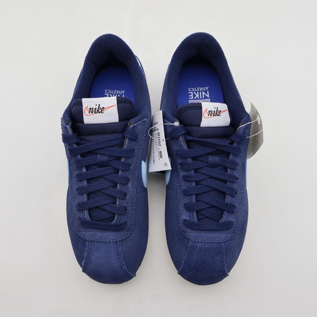 IB1857-400 Nike CORTEZ ТЕМНО-СИНИЙ/НЕБЕСНО-ГОЛУБОЙ-БЕЛЫЙ (Женский)