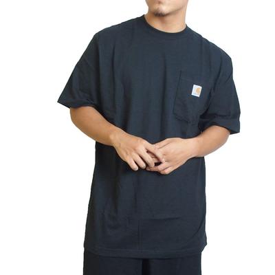 Карманная РАБОЧАЯ ФУТБОЛКА С КАРМАНОМ XL ЧЕРНАЯ [Carhartt] Футболка Футболка [K87] [Товар]