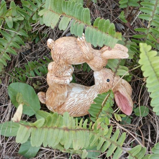 Статуэтка кролика из смолы Yousheng, скульптура кролика для занятий йогой, родитель и ребенок, пасхальный кролик, украшение для сада, двора, домашнего декора, настольная демонстрация