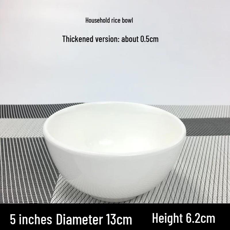 Shengxinhui Commercial White Ceramic Restaurant Bowls