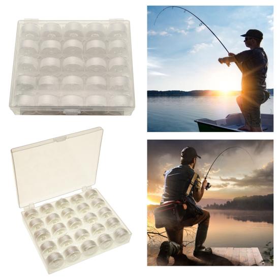 25 шт. 20 м водорастворимая леска для ловли карпа, невидимая, быстрорастворимая, связывающая, сумка для рыболовных приманок, белая леска для приманки из ПВА, рыболовные принадлежности