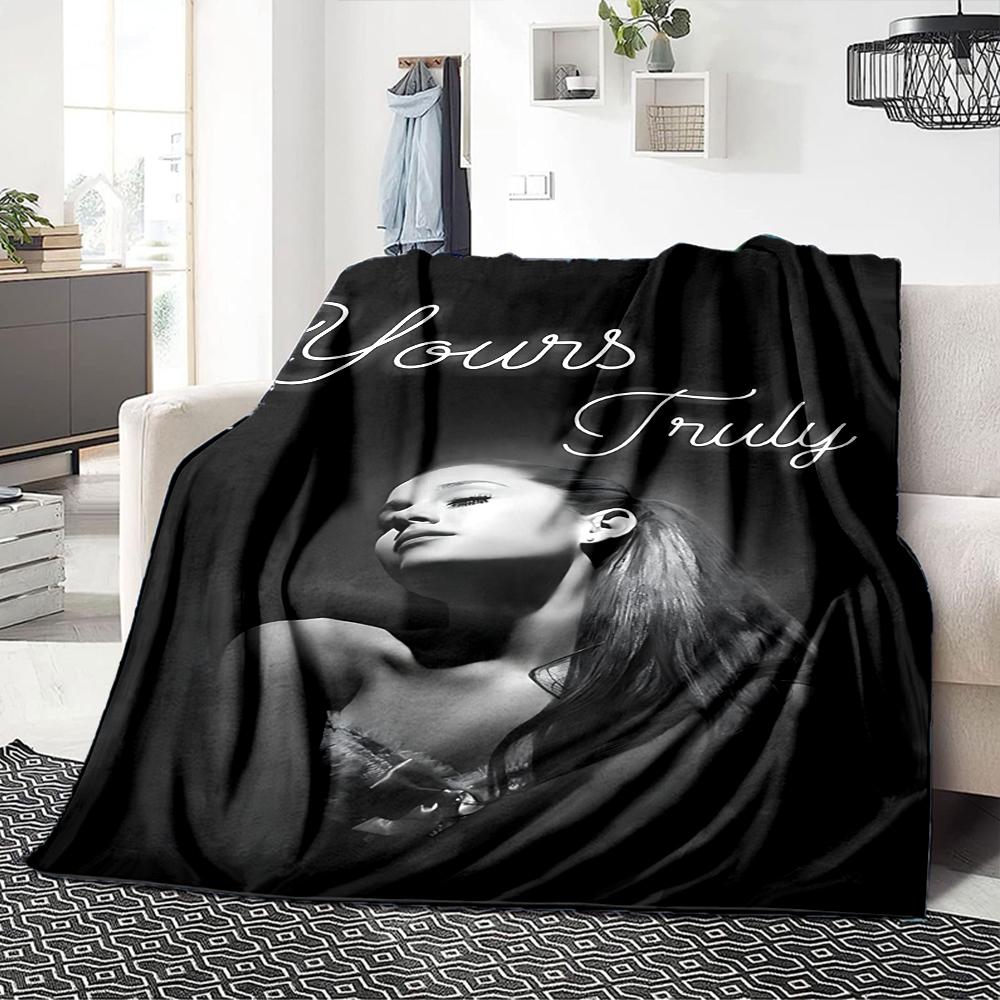 Yours Truly Elegance Black White Blanket Soft Throw Blanket For Home Bedroom Bed Sofa Travel Office Solid Christmas Blanket
