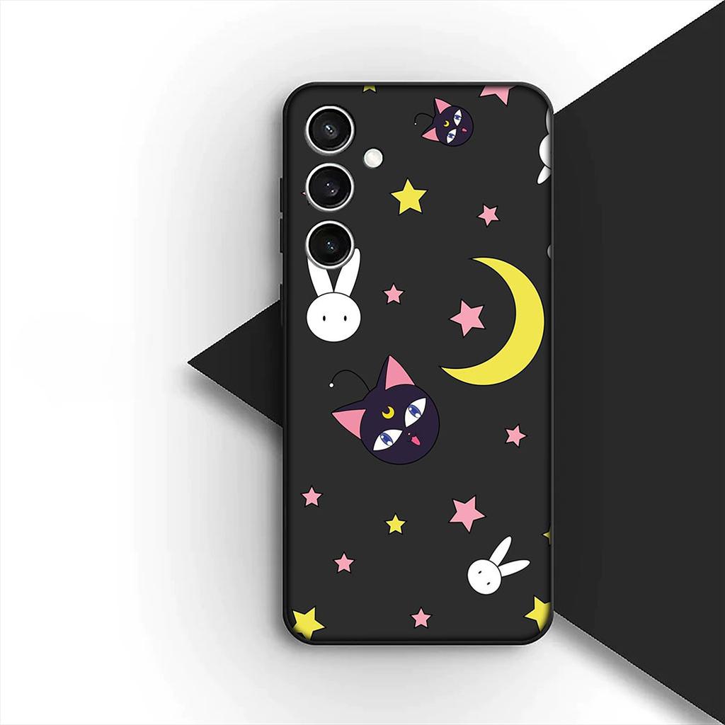 Cover for Samsung Galaxy S10 S8 S9 Plus A33 A34 A31 70 A71 A72 Note 20 9 8 S10E Phone Case Cartoon S-Sailors Anime Moons Girl