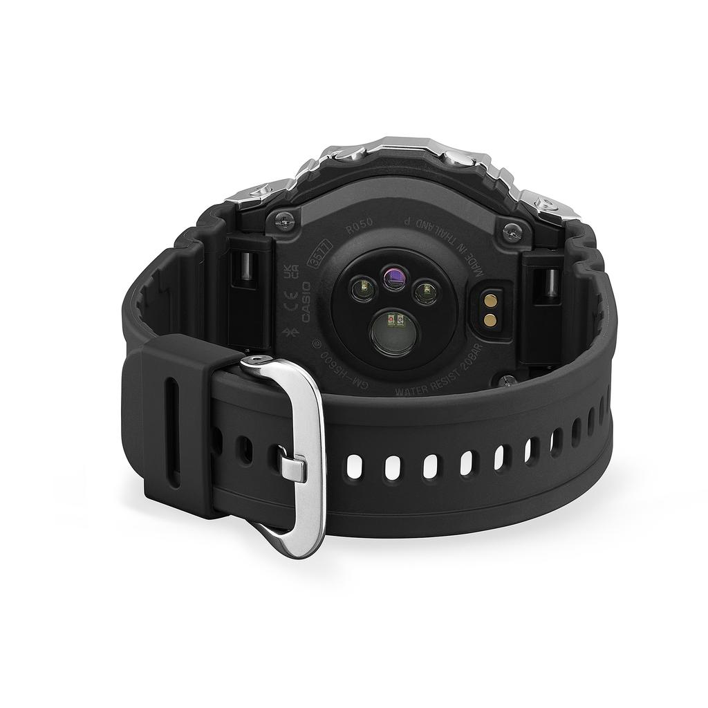 Casio Мужские часы G-SHOCK GM-H5600-1, стальной корпус, водонепроницаемость 200 м, цифровые, ударопрочные, кварцевые