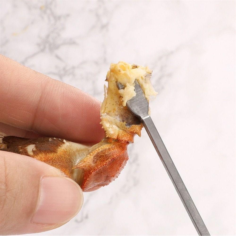 4Pcs Efficient Crab Leg Forks Pick Sets Plastic Crab Leg Crackers Kitchen Accessories