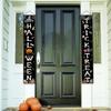 Halloween Banner Hanging Door Creative Lightweight Indoor Outdoor Flag Porch Signs for Clubs Yard