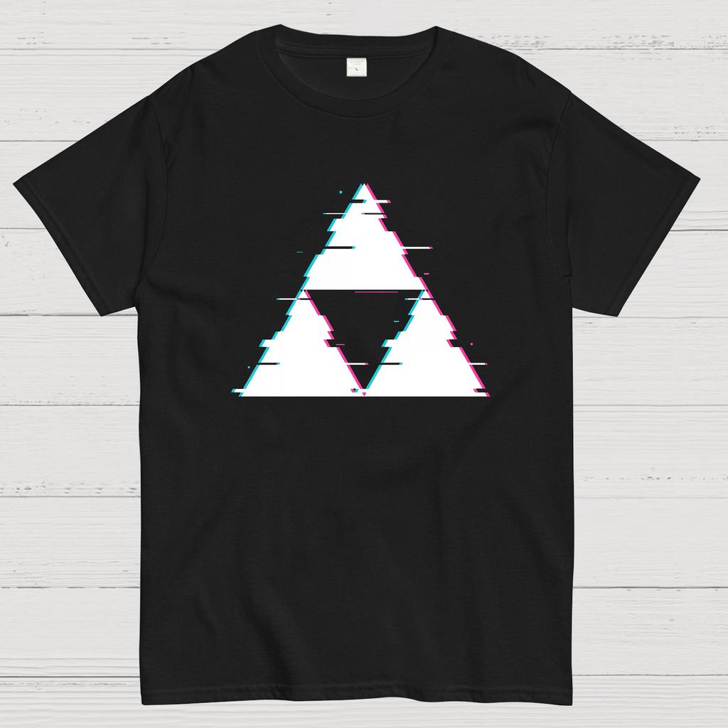 Glitch Triforce Cotton Summer Casual Cool Loose T-Shirt