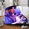 1pc Blanket Purple Rain1 Print Design, Lightweight Blanket for Sofa, Bed- Soft &Warm, Gift for All Seasons like Christmas, Halloween