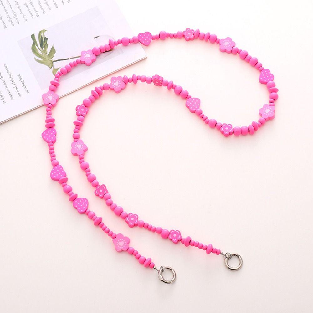 Ремешок для мобильного телефона, чехол для мобильного телефона с длинной цепочкой из бисера, аксессуары