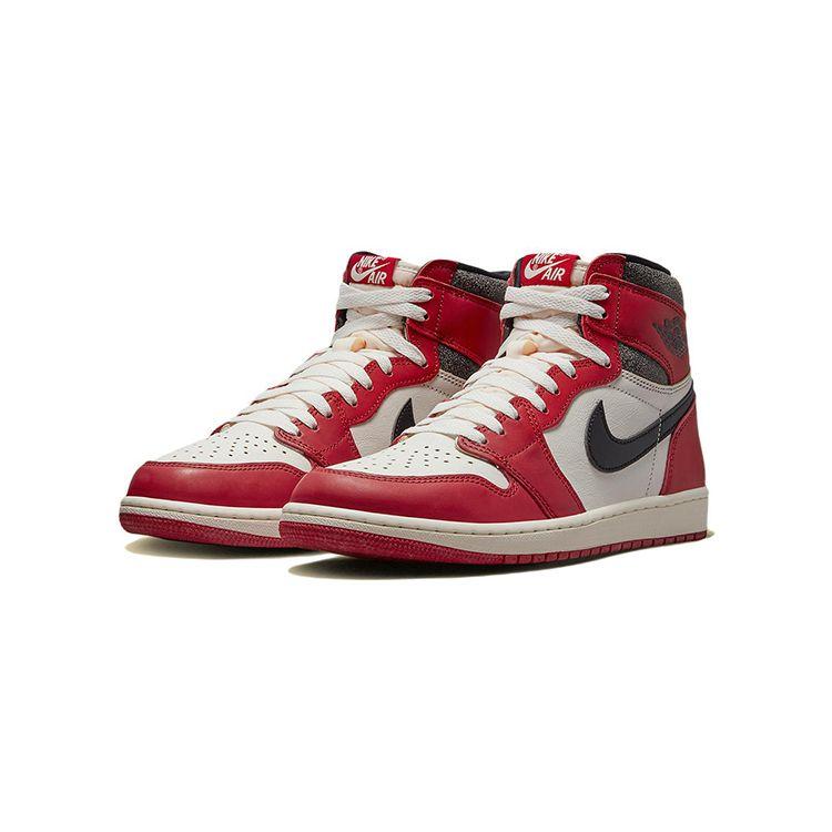Детские кроссовки Air Jordan 1 Retro High OG TD Chicago Lost & Found Red Varsity-Red Black FD1413-612