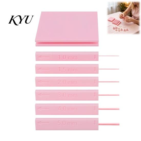 Jewelry Making Accessories Polymer Clay Bead Roller & Snake Maker Tool, 6 Sizes Crafting Tools Strip Hoop for DIY Earring Professional Equipment