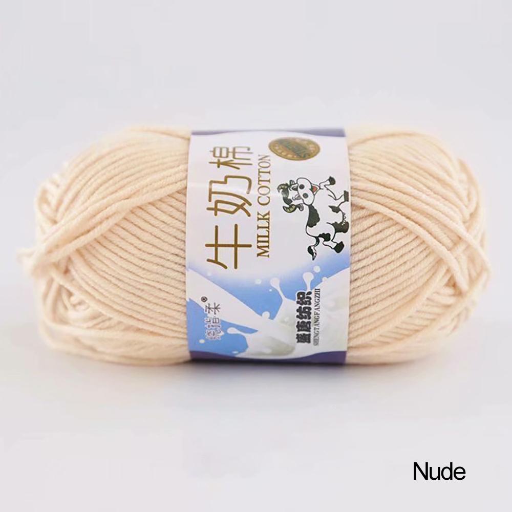 FEIJIEAST 50 г/рулон молочно-хлопковой пряжи, 5-слойная нить для ручного вязания, мягкие теплые хлопковые нитки «сделай сам», детская шерсть для ручного вязания крючком, пряжа