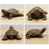 2pcs Handmade Crafts Tortoise Resin Craft Miniature Tortoise Figurine  Car Home Decoration