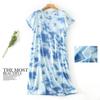 Plus Size Summer Women Nightdress Short Sleeve Cute Cartoon Sleepwear Sweet O Neck Nightgowns Pyjamas Lady's Cotton Sleepdress