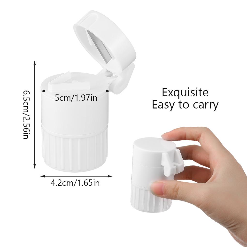 Таблетки в виде порошка, многофункциональные медицинские товары, дробилка для хранения, артефакт, легкий пластиковый контейнер, чехол