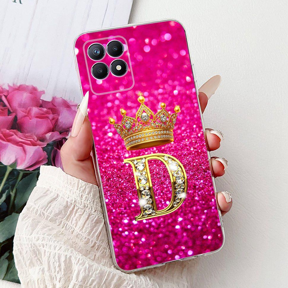 For Realme 8i Case RMX3151 Fashion Letter Cover Coque Soft Silicone Phone Case For Realme Narzo 50 Narzo50 8i Realme8i Bumper