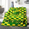 Name Custom Defensa y Justicia Print Flannel Blanket High Quality Warm Comfortable Cover for All Seasons Perfect for Gifts Home Decor