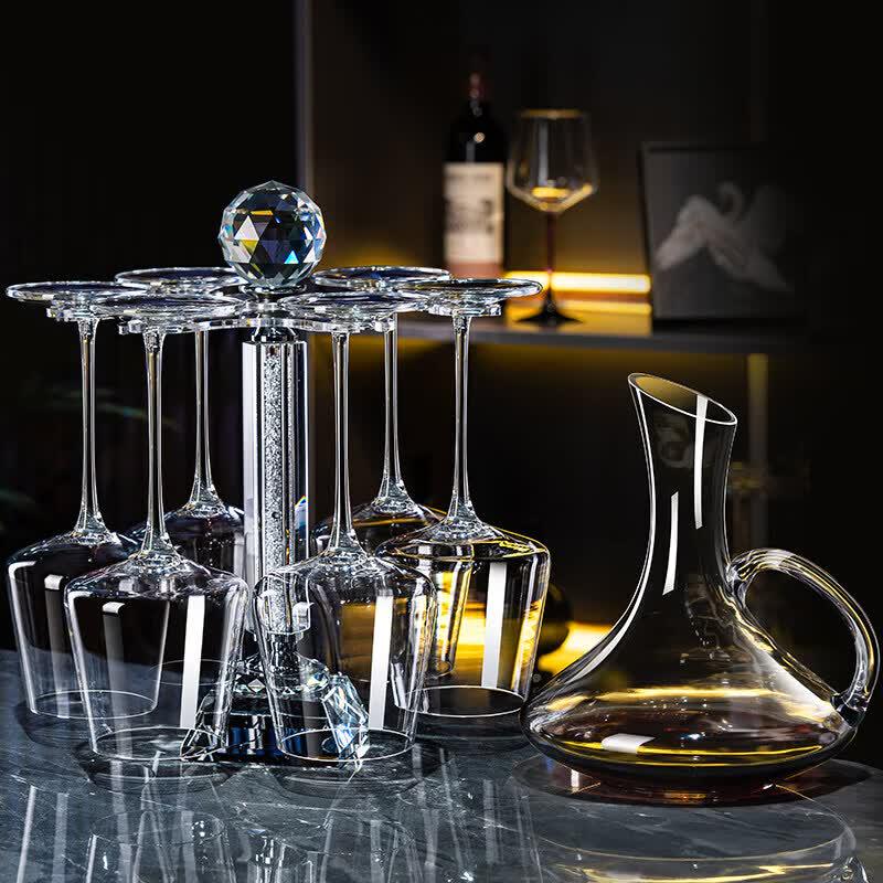 Набор винных бокалов UOZO Crystal Burgundy с декантером