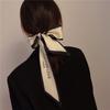 Classic French Silk Scarf: Retro Headband & Hair Ribbon for Women