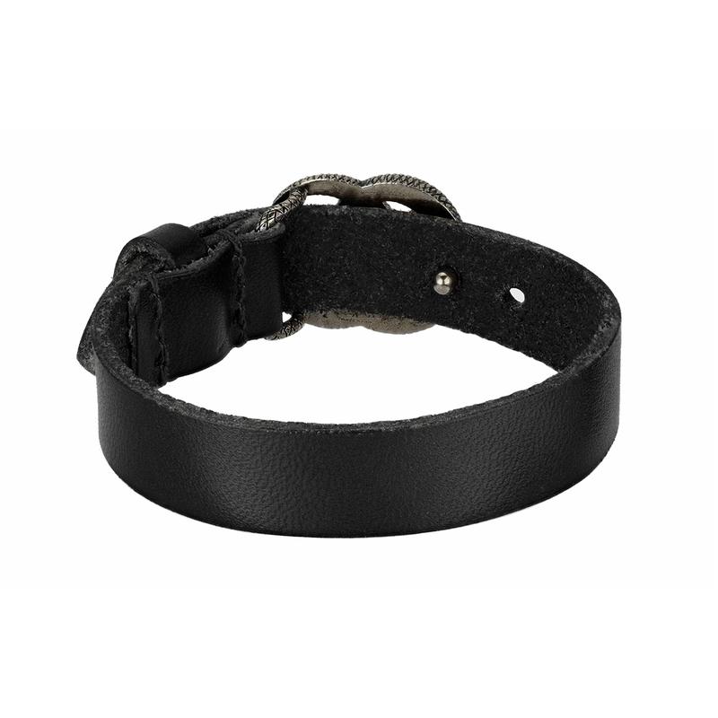 Gucci bracelet Double G series, a new interpretation of the iconic double G element Black S basic packaging-dust bag + packaging box (color random)
