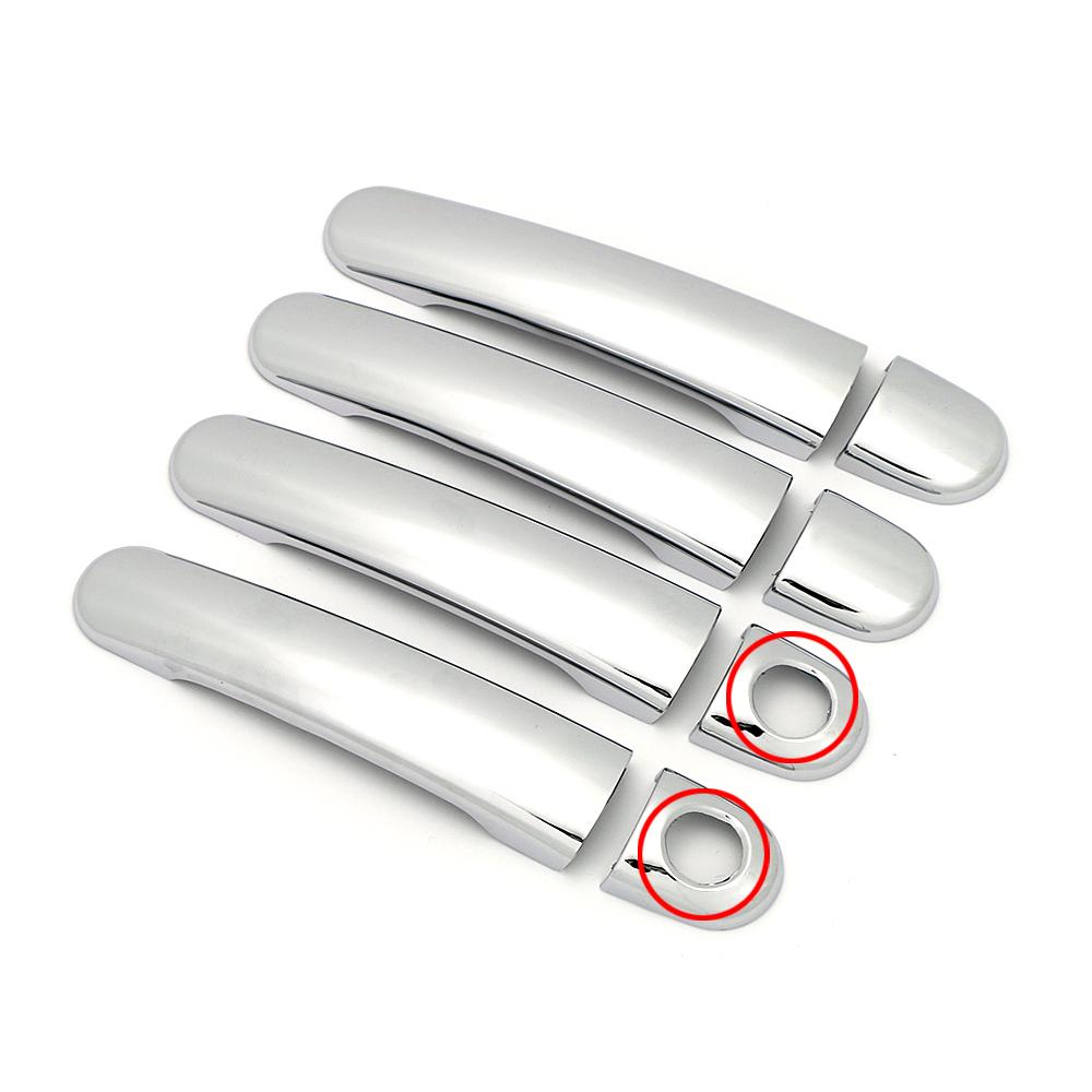 Для Seat Altea 2004-2016 гг. Изменение цвета углеродного волокна, хромированная накладка на дверную ручку, декоративная отделка, защитная наклейка