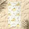 Cute Cartoon Kitten Printed Microfiber Beach Towel Quick Dry Soft Bath Towel For Kids Seaside Swimming