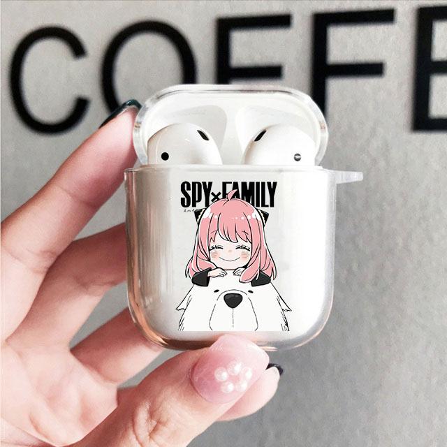Чехол аниме SPY×FAMILY для Airpods 1 2 3 Pro Airpod Pro 2nd Kawaii Anya, защитный чехол, милый мультяшный чехол для Air Pod, чехол