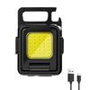 Карманный рабочий фонарь XPE COB LED Мини-брелок 500/1000 лм Type-C USB Перезаряжаемый Аварийный фонарик для активного отдыха и кемпинга
