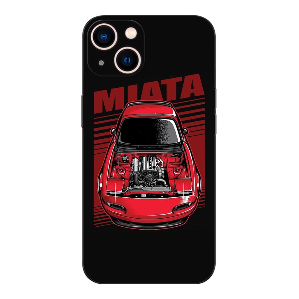 Черный ТПУ чехол для Vivo Y01 Y2 Y12S Y12A Y50 Y15 Y15A Y15S Y17 Y3 Y11 Y50 Y50T Y51S 2019 2020 5G Miata Mx5 Na