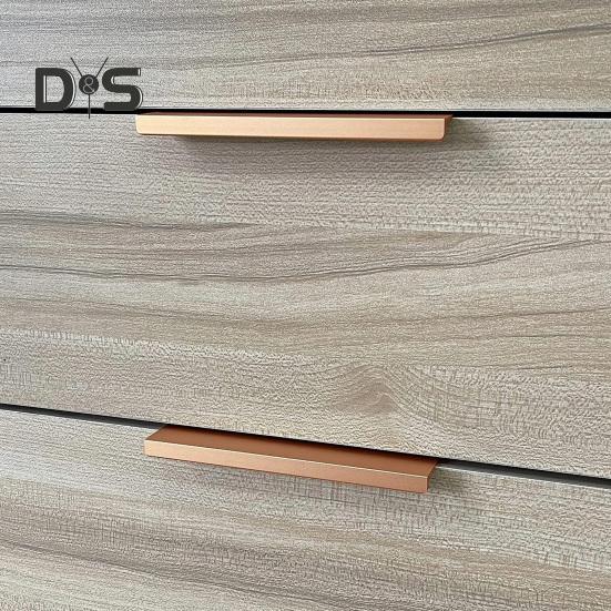 4 шт. скрытые ручки для шкафа, полированная поверхность, простая установка, невидимые ручки для мебели, ручки для шкафа